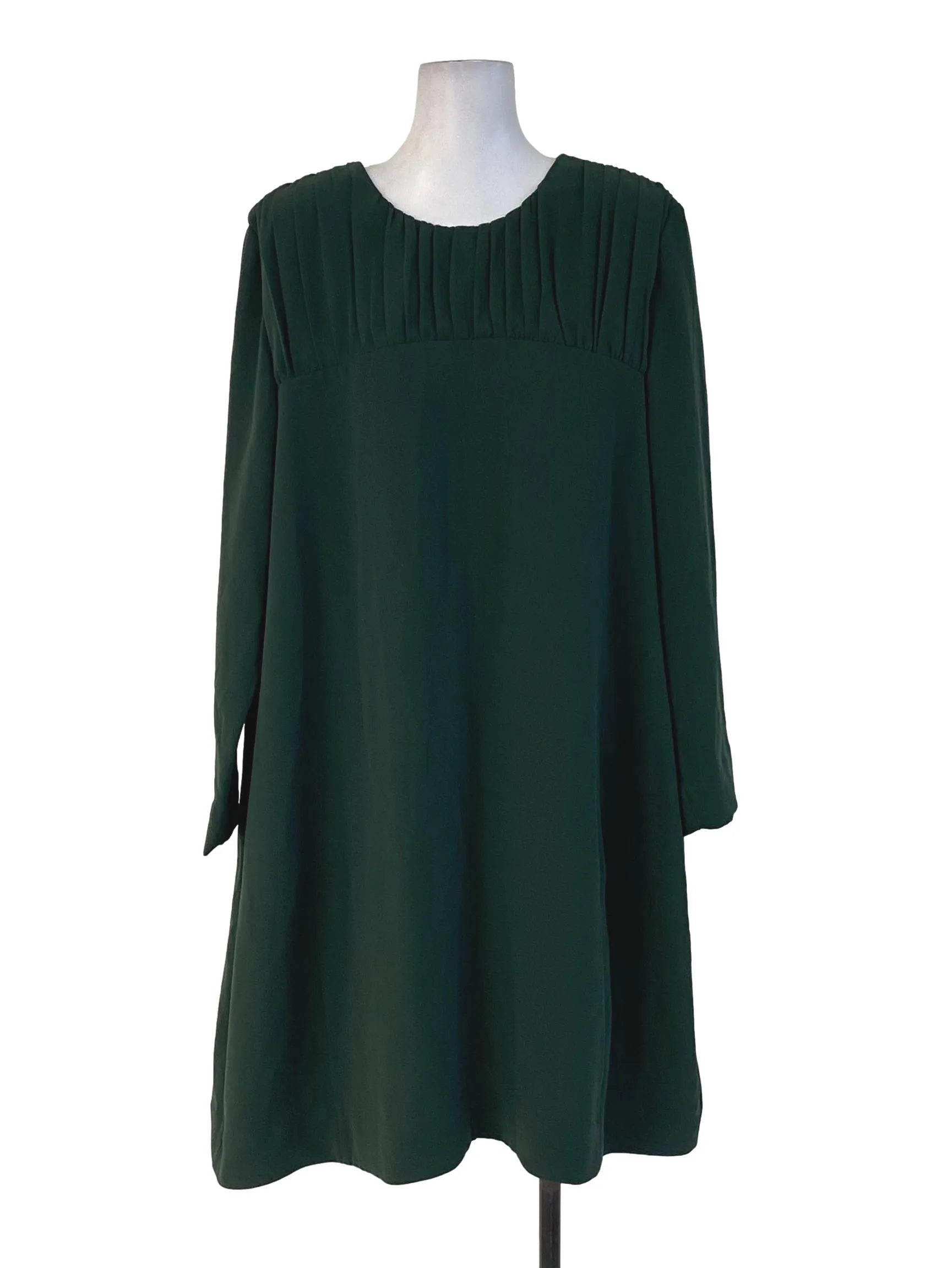 Emerald Plain Dress