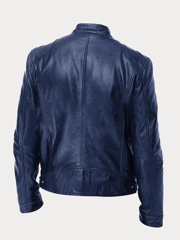 Enzo™ – Men's Casual Leather Jacket