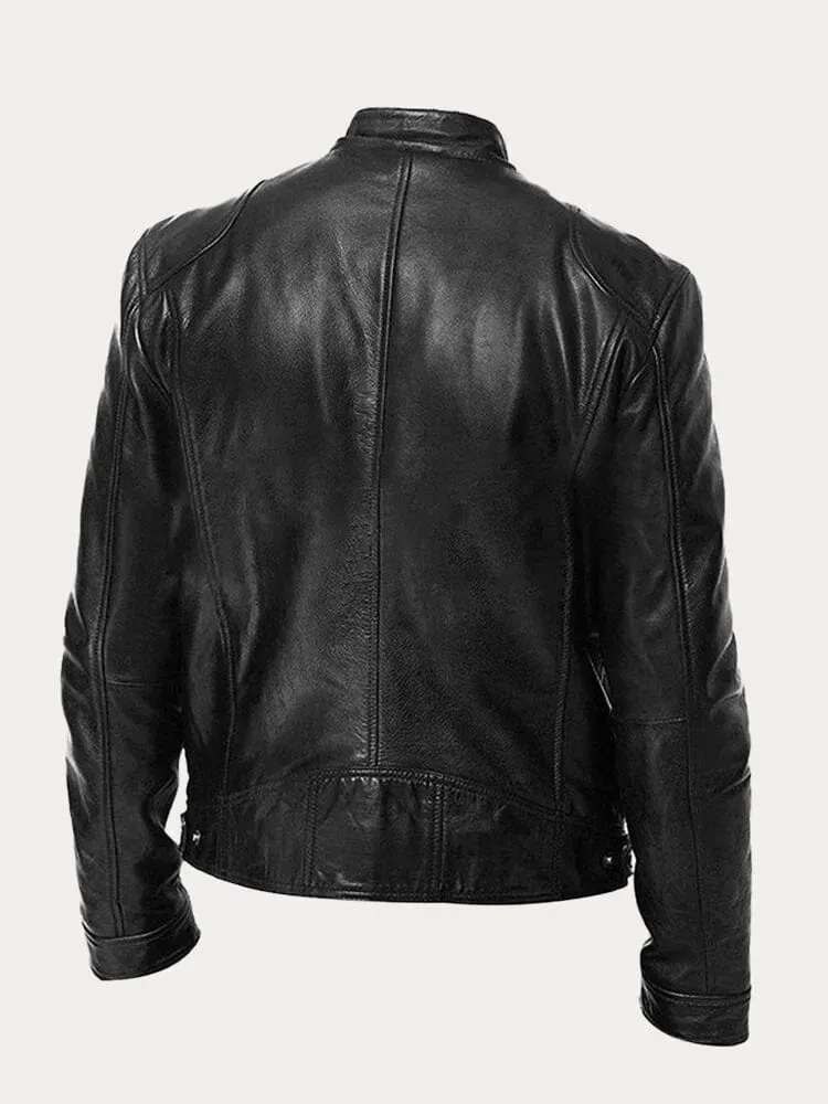 Enzo™ – Men's Casual Leather Jacket