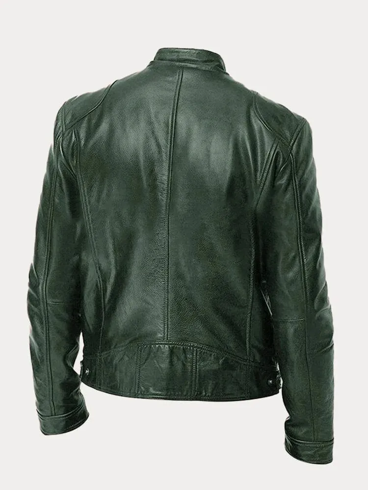 Enzo™ – Men's Casual Leather Jacket