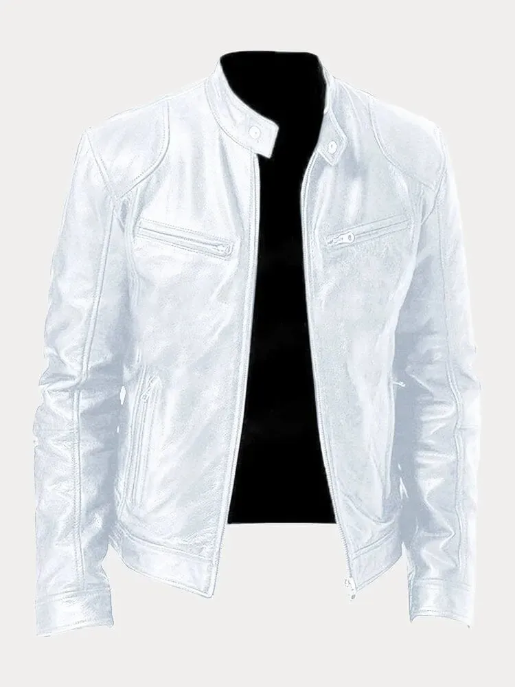 Enzo™ – Men's Casual Leather Jacket