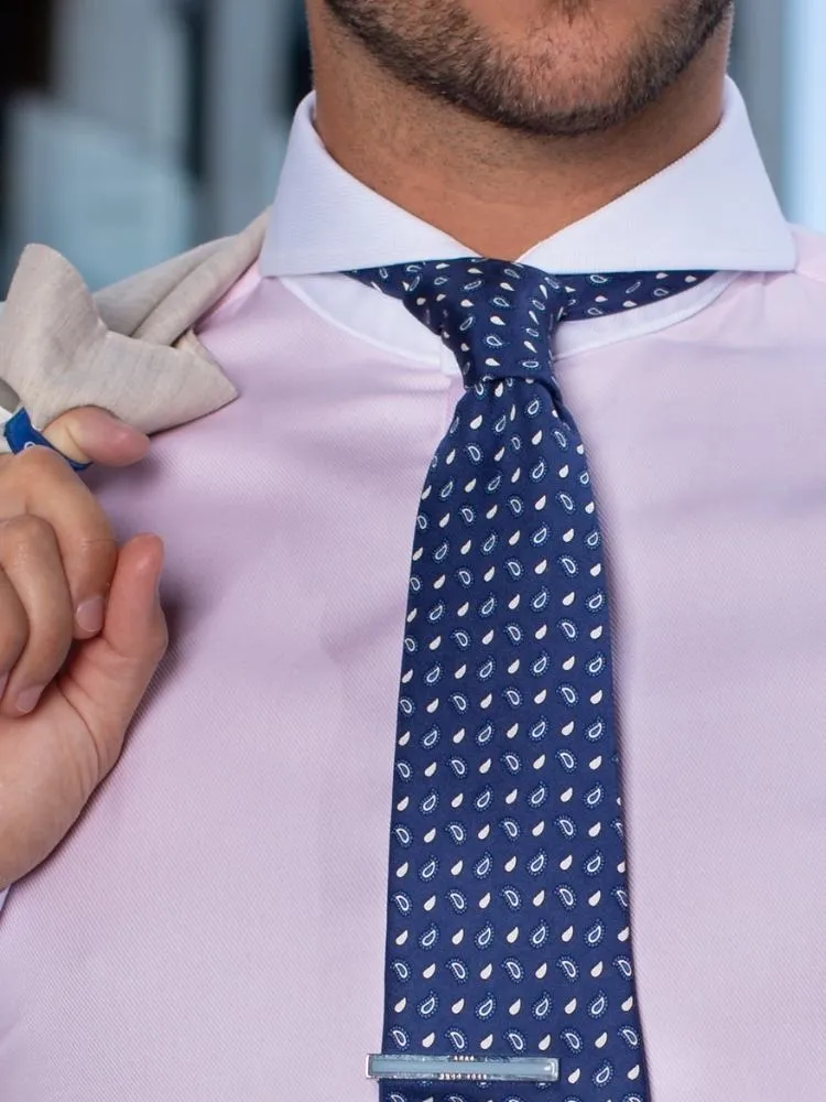 Extreme Cutaway Pink Premium Contrast Shirt French Cuff