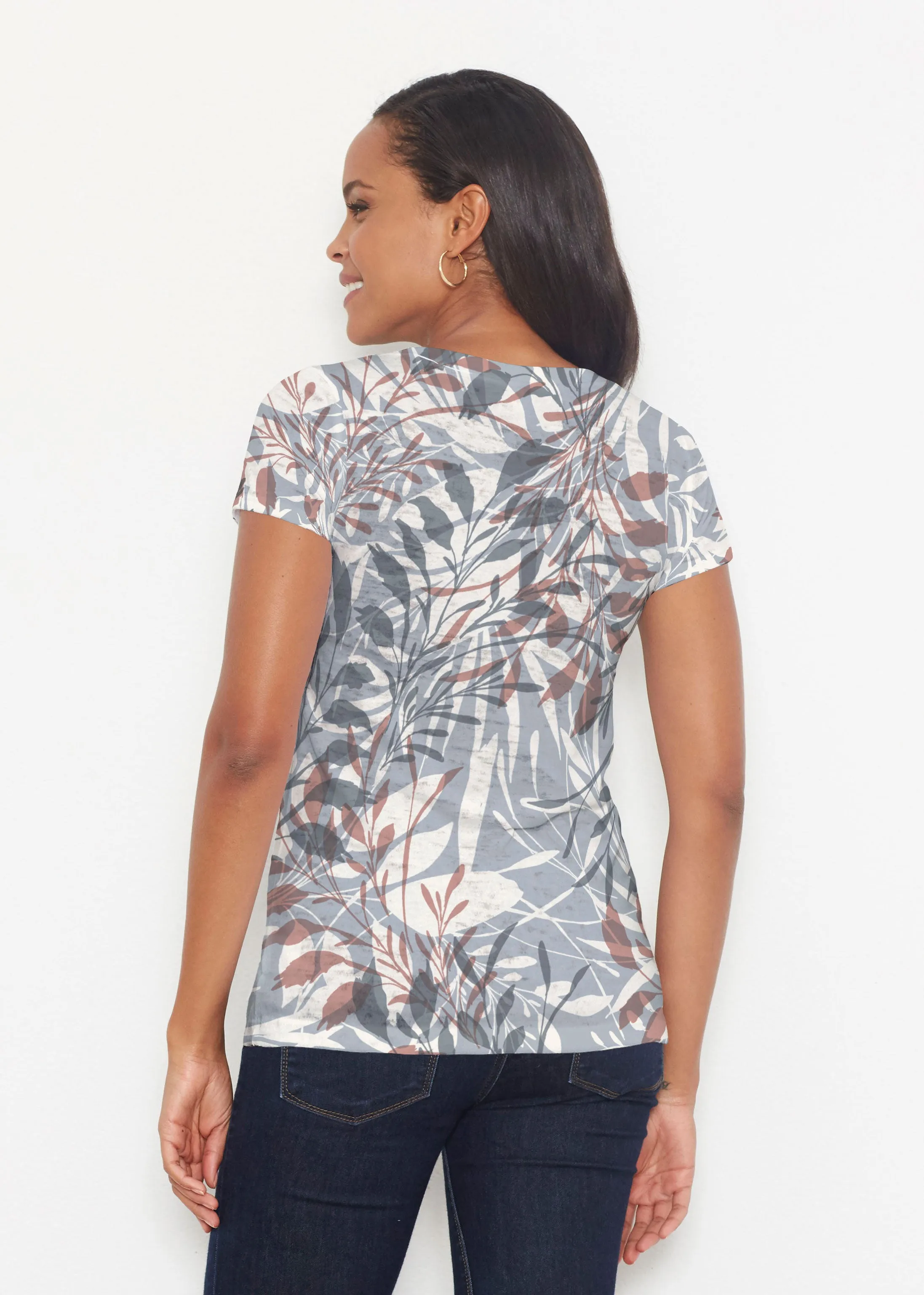 Fall Foliage (8013) ~ Short Sleeve Scoop Shirt
