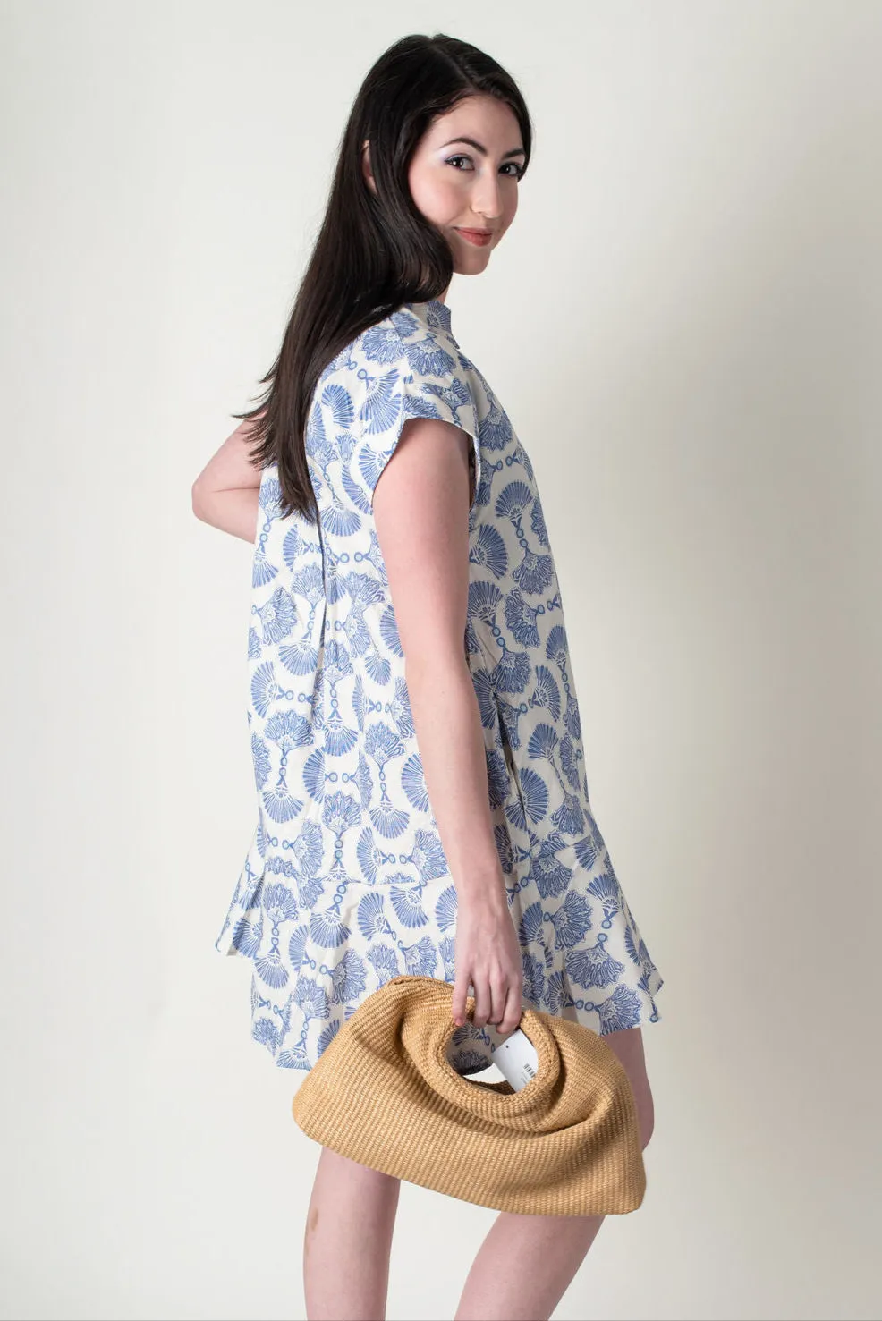 Fallen Skies Tunic Shirt Dress