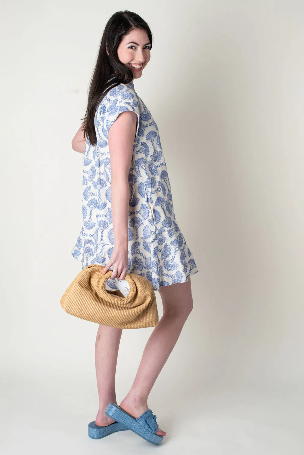 Fallen Skies Tunic Shirt Dress