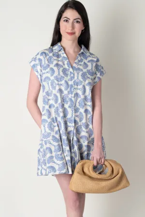 Fallen Skies Tunic Shirt Dress