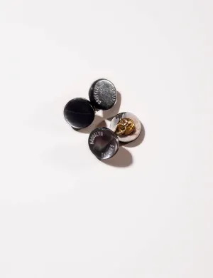 FINAL SALE: Genuine Shell Cufflinks - Smoke