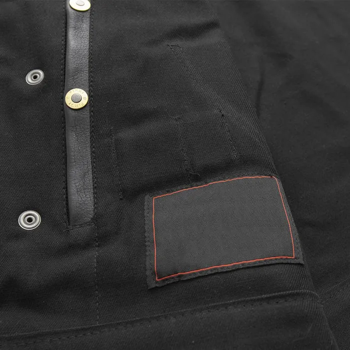 FINN - Motorcycle Leather/Twill Vest