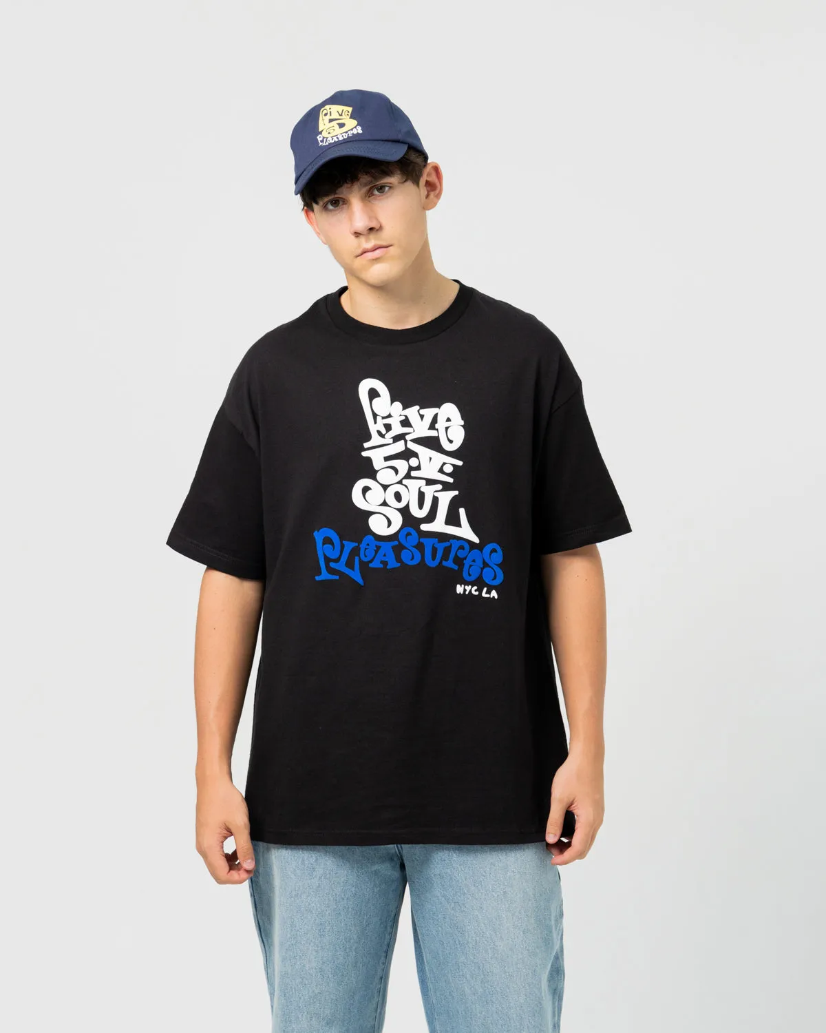 Five 5 V Tee | Black