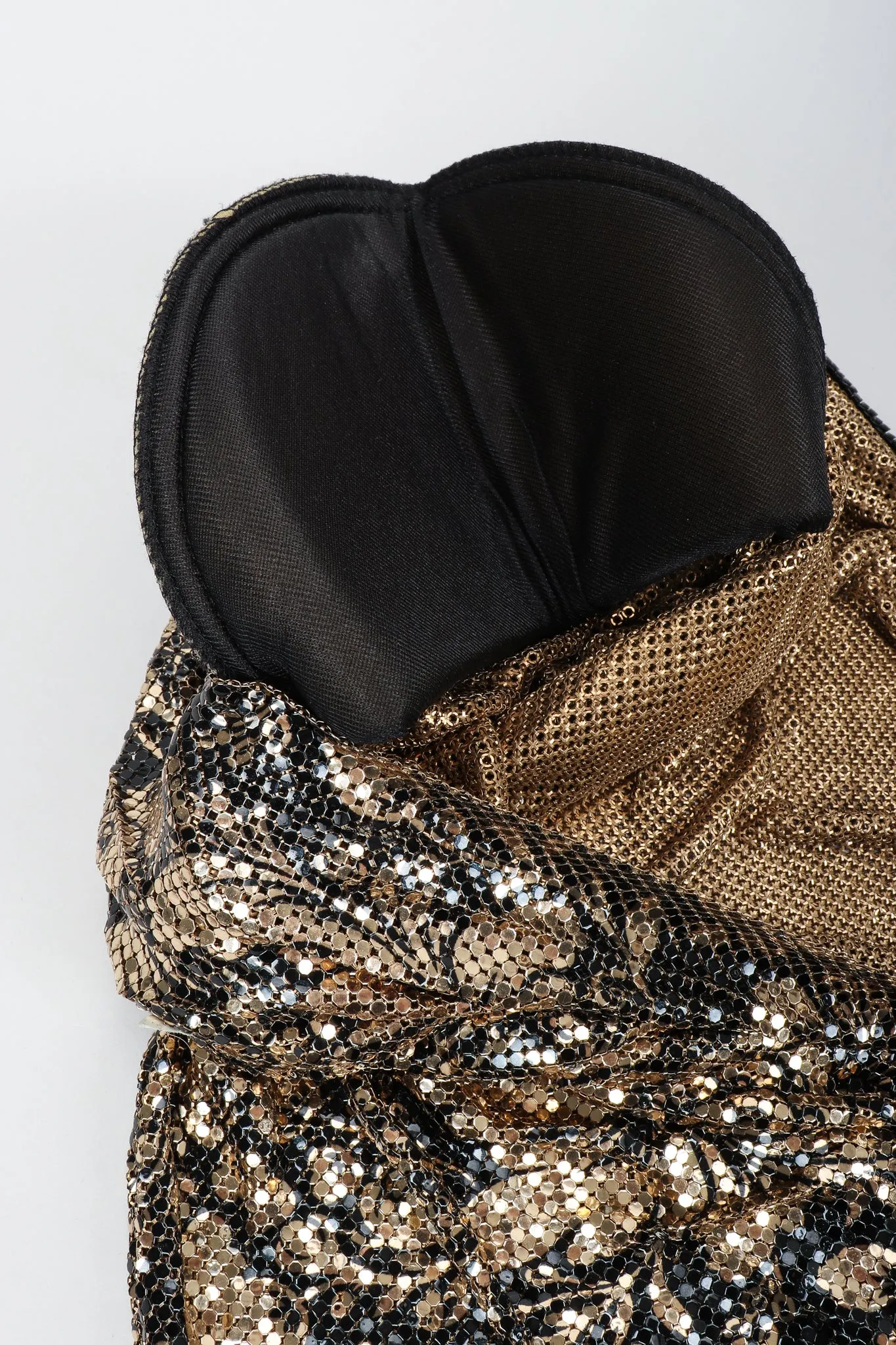 Floral Draped Mesh Top