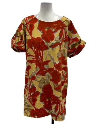 Floral Roundneck Mini Dress