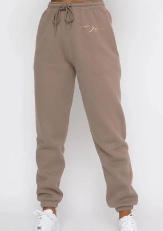 FLY IN STYLE - Khaki 3-Piece Jogger Set | Chic, Comfortable & Versatile
