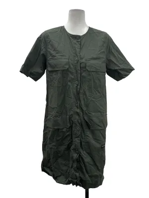 Forest Green Buttoned Dress