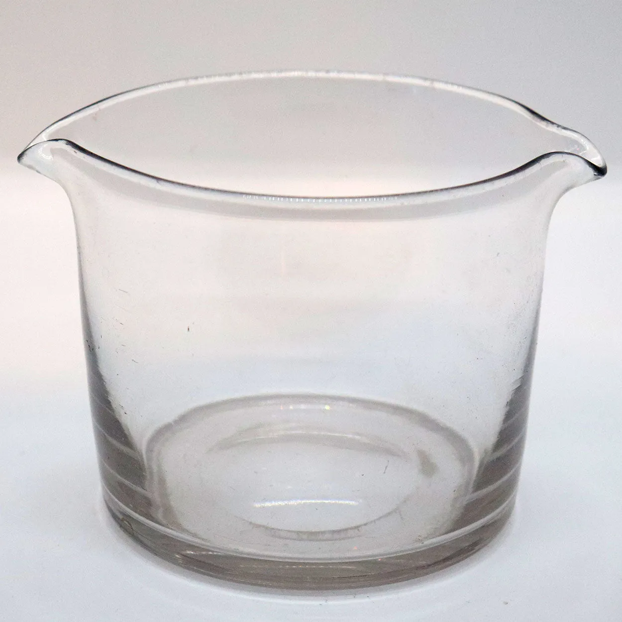 Four English Georgian Glass Double-Lip Wine Rinsers