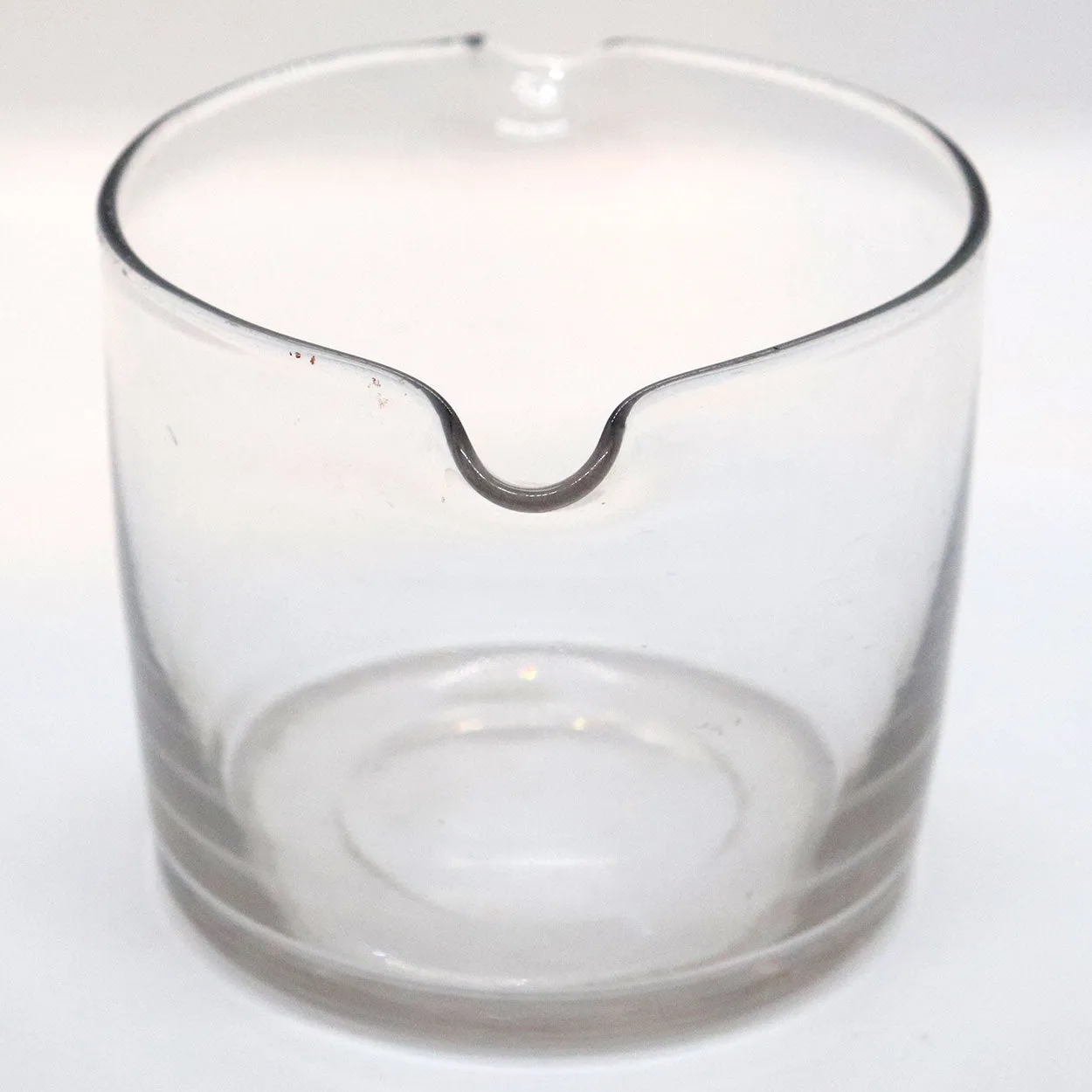 Four English Georgian Glass Double-Lip Wine Rinsers