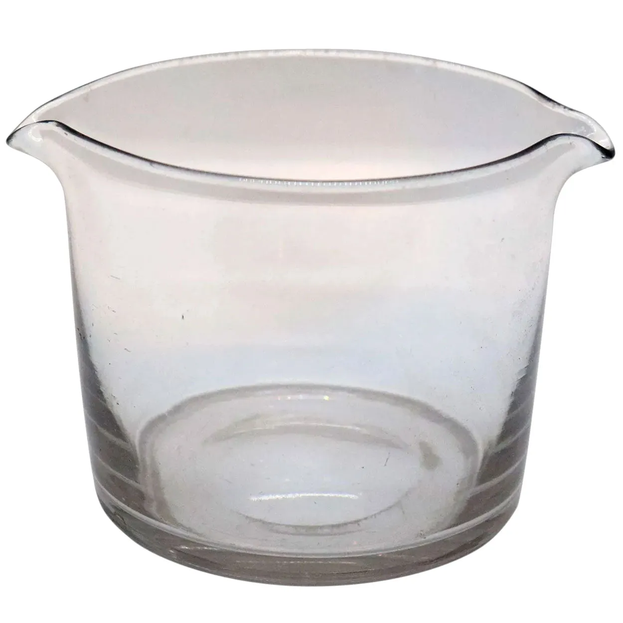 Four English Georgian Glass Double-Lip Wine Rinsers