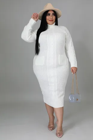 Foxy Lady Sweater Dress