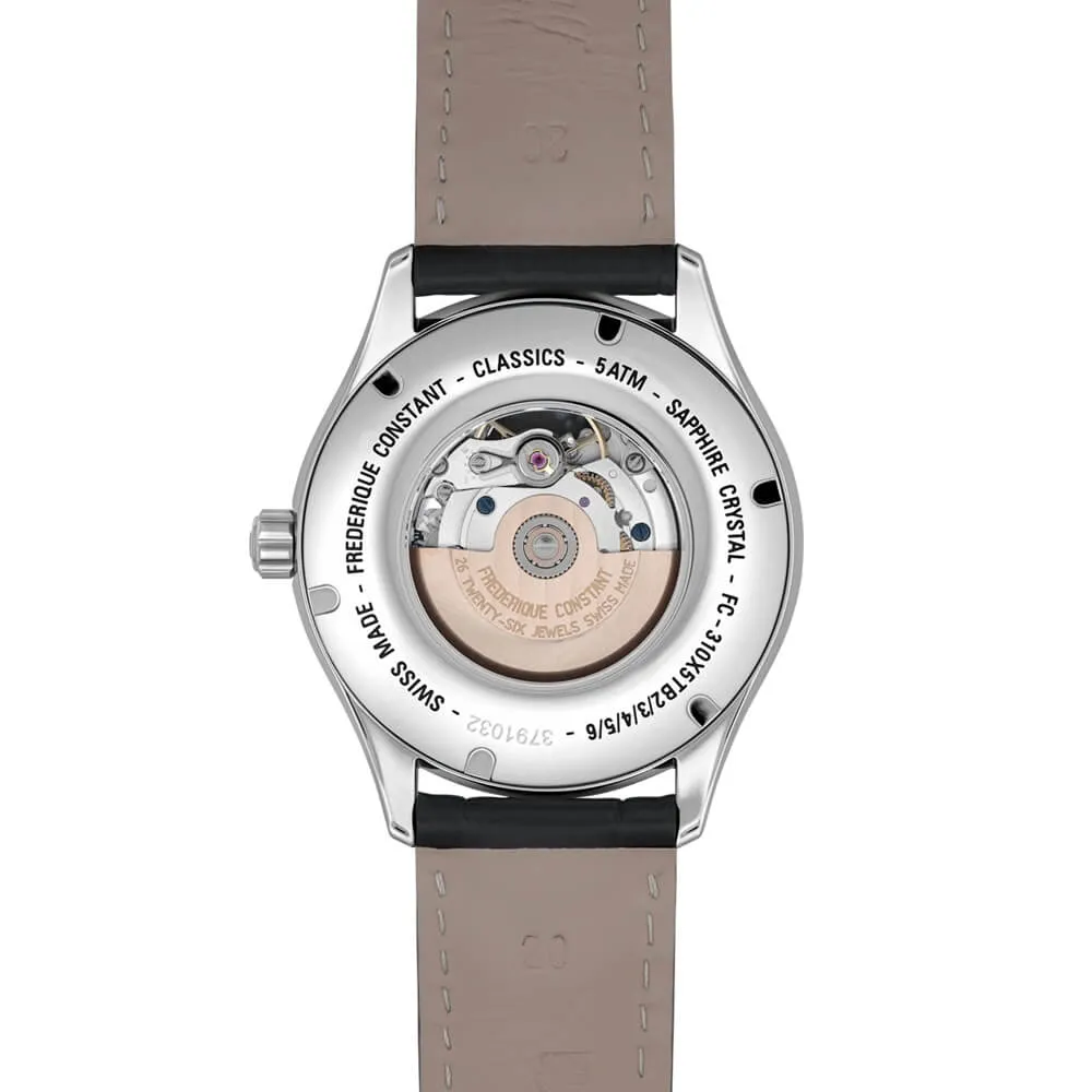 Frederique Constant Classics Heart Beat Automatic Silver Men's Watch FC-310MC5B6