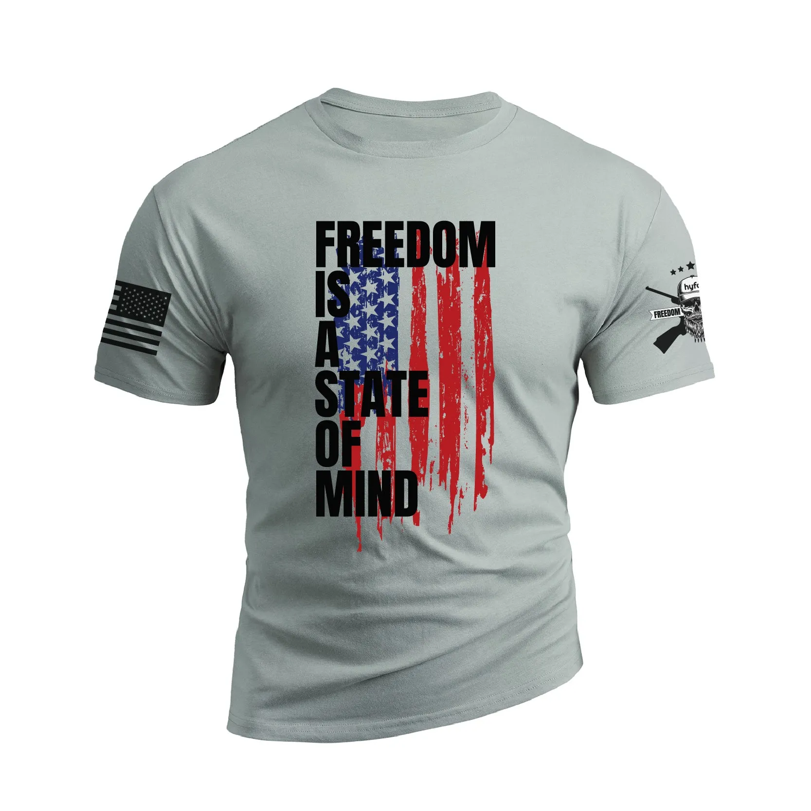 FREEDOM IS A STATE OF MIND GRAPHIC TEE
