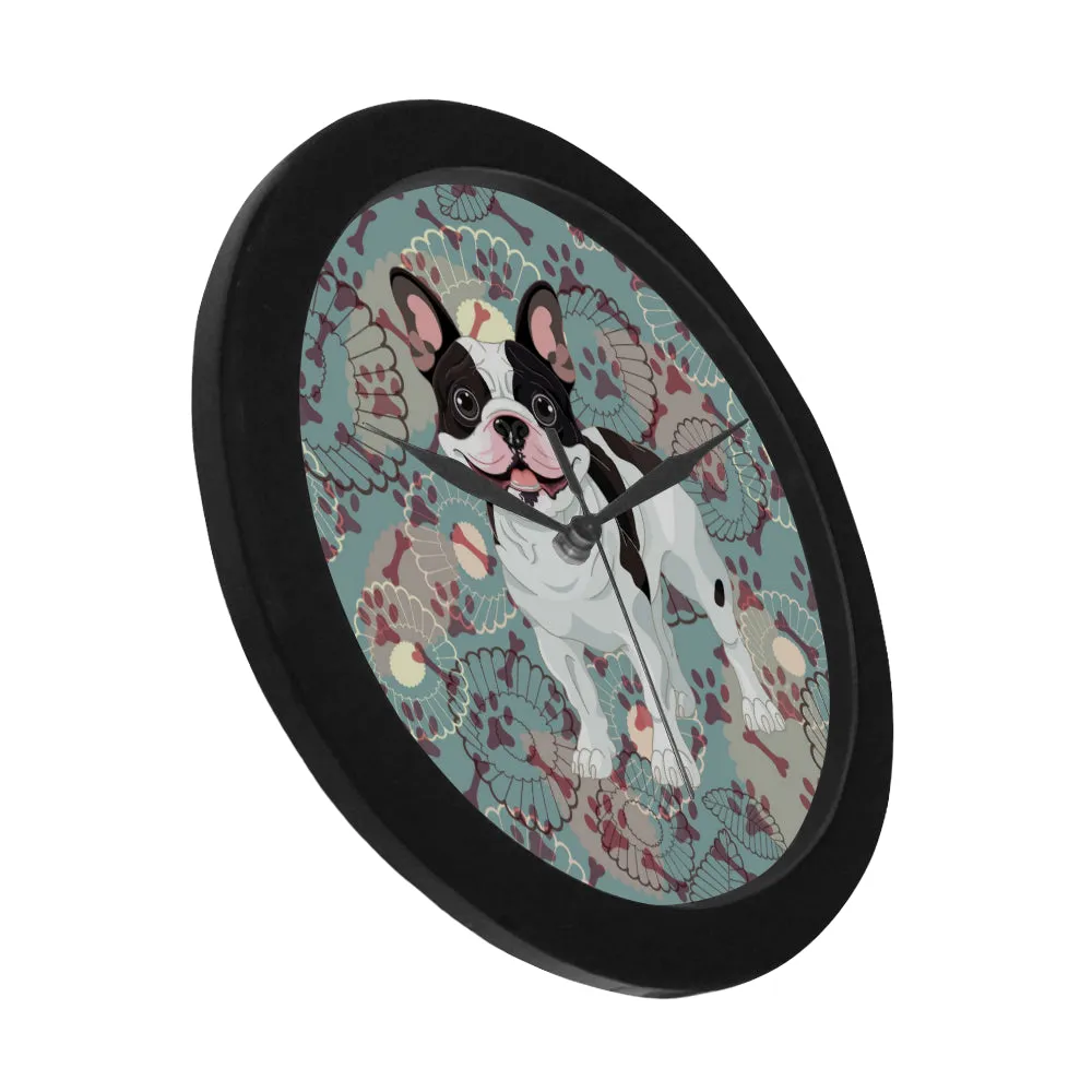 French Bulldog Clock