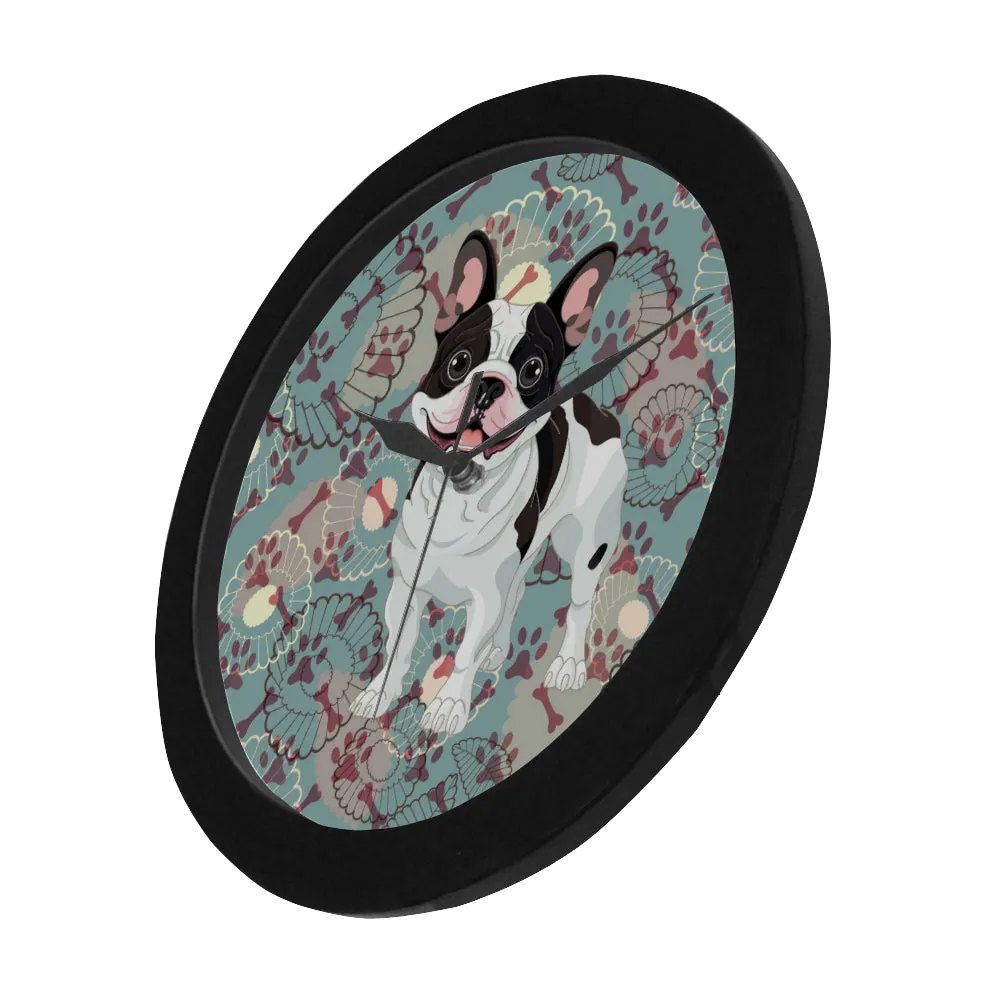 French Bulldog Clock