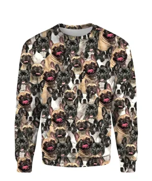 French Bulldog - Full Face - Premium Sweatshirt