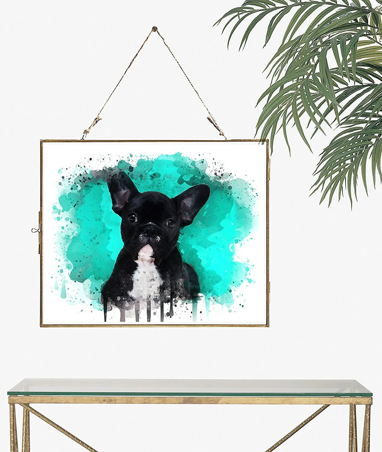 French Bulldog Watercolor Art Print - Unframed