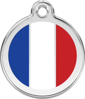 French Flag ID Tag
