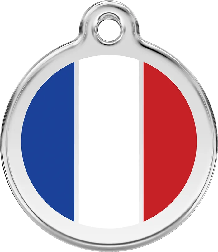 French Flag ID Tag