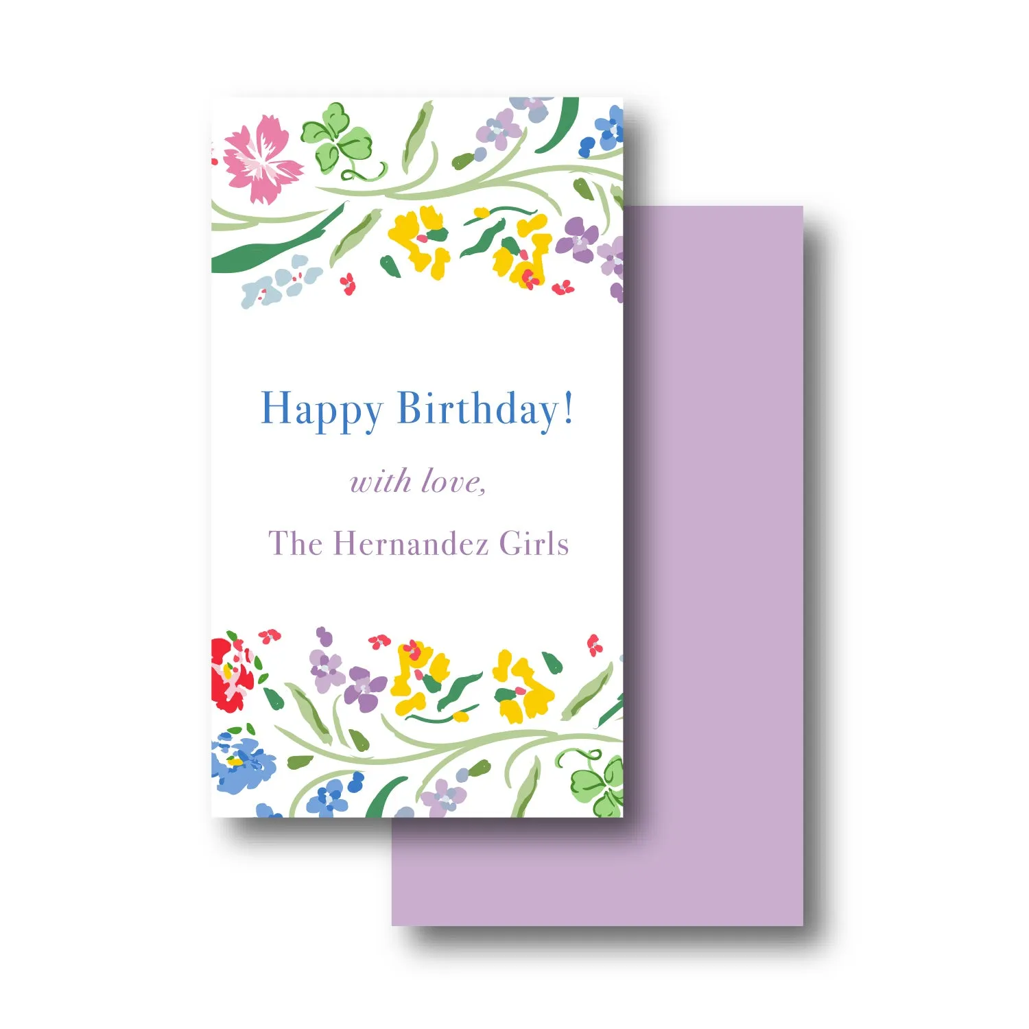 French Flower Gift Tag