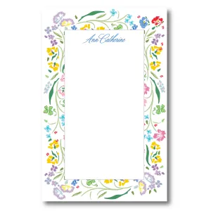 French Flower Notepad