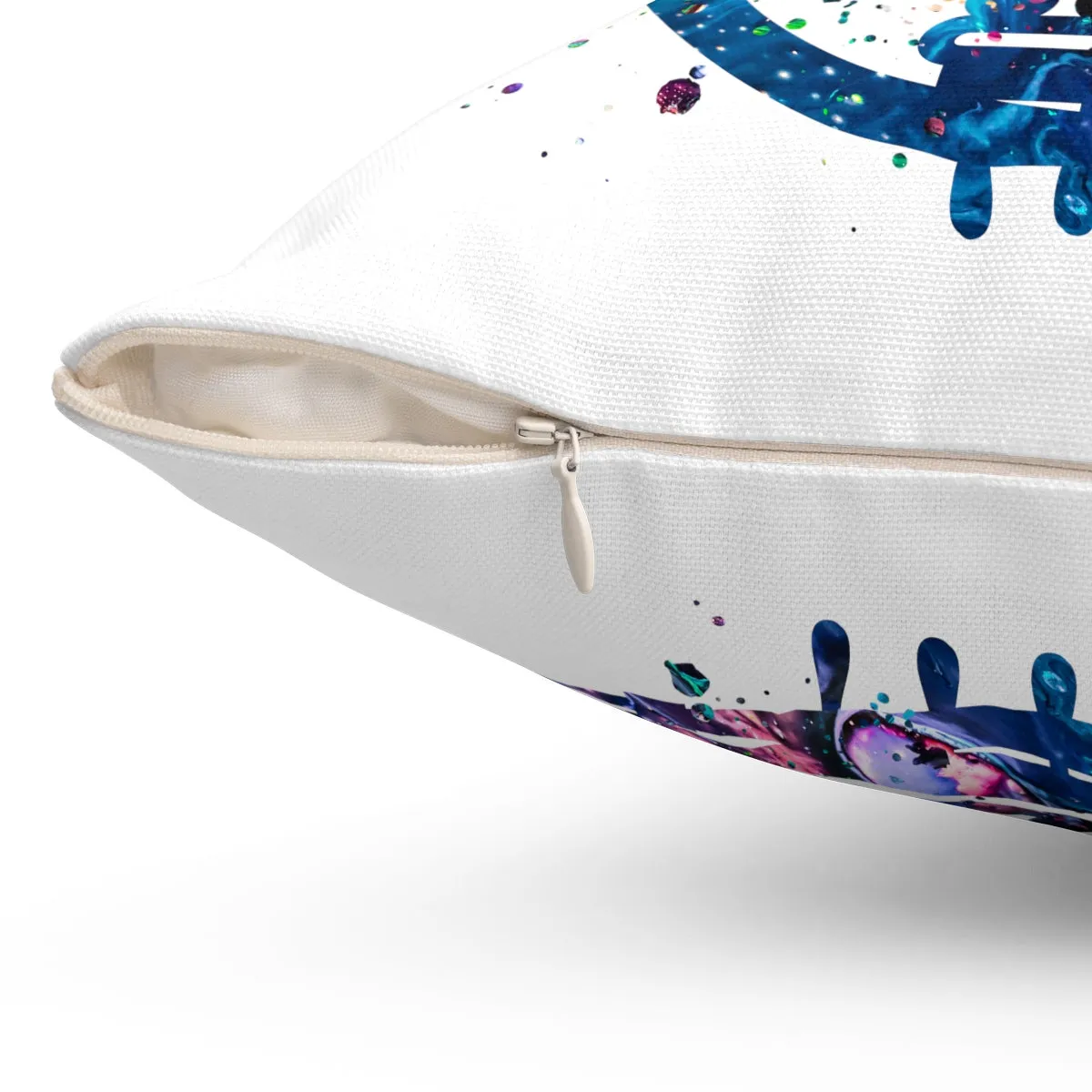 French Horn Square Pillow
