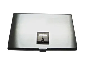 French Iconic Eiffel Tower Matte Business Card Holder