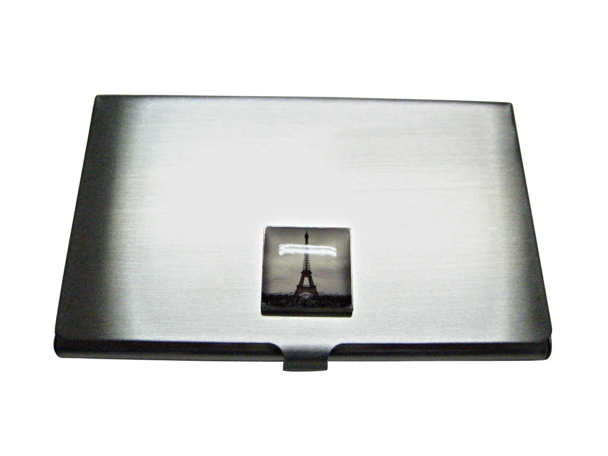French Iconic Eiffel Tower Matte Business Card Holder