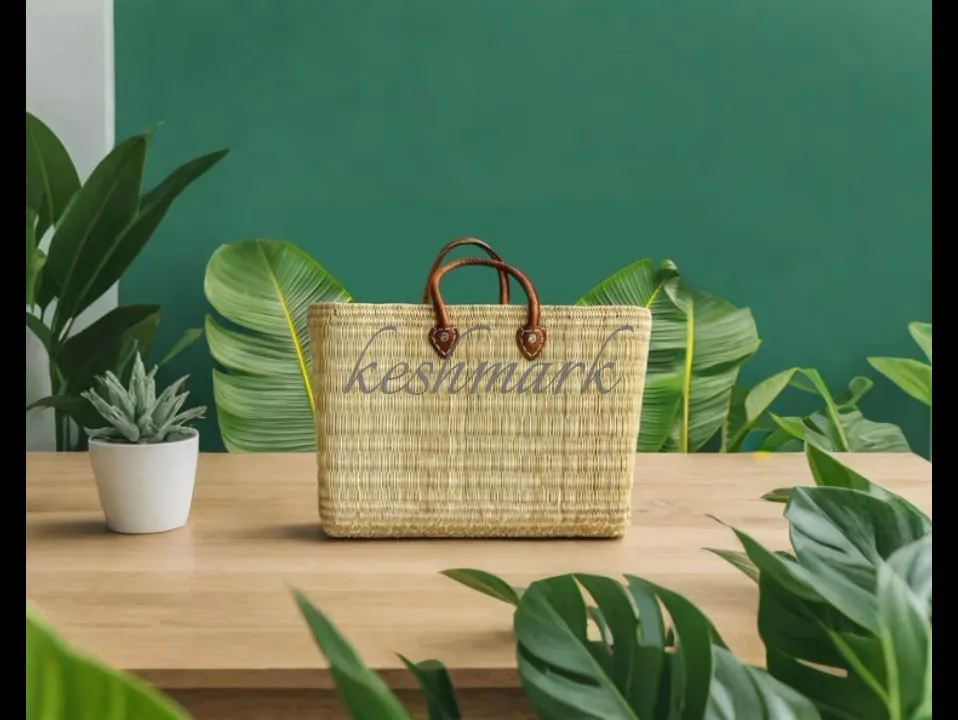 French Market Basket, Eco-Friendly Grocery Tote, Stylish French Market Bag