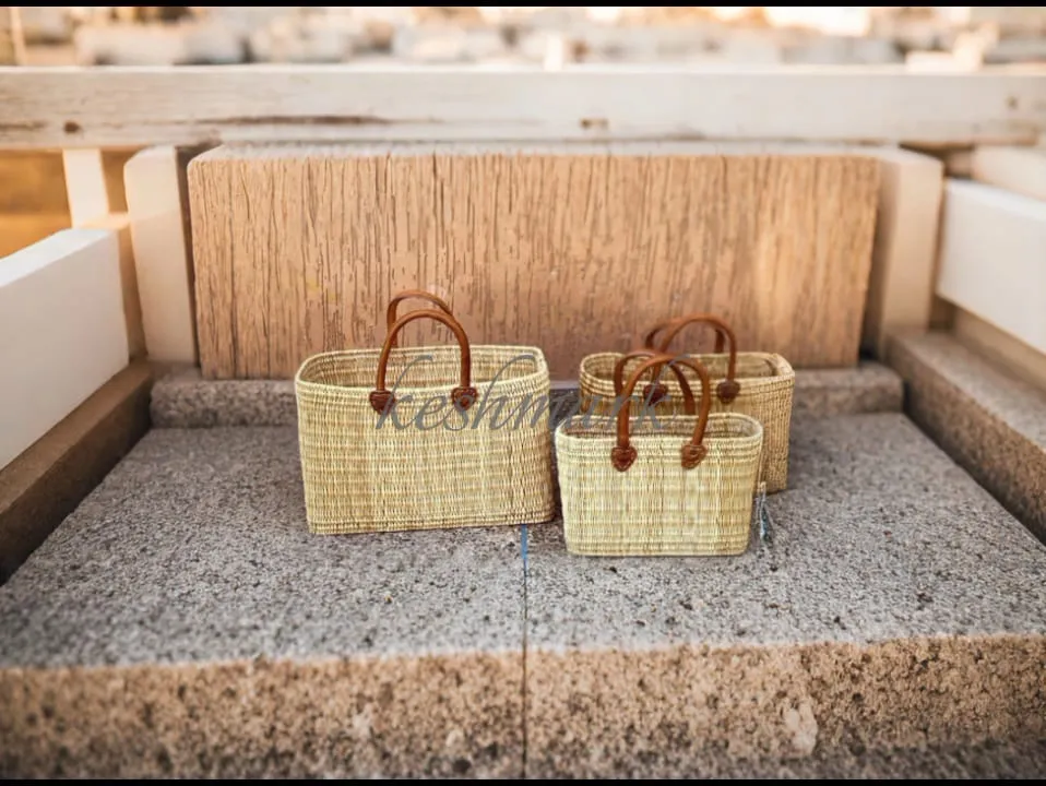 French Market Basket, Eco-Friendly Grocery Tote, Stylish French Market Bag