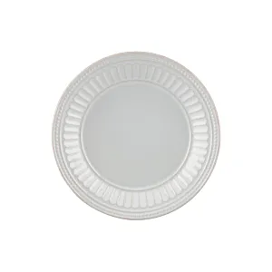 French Perle Groove Dove Grey™ Dessert Plate