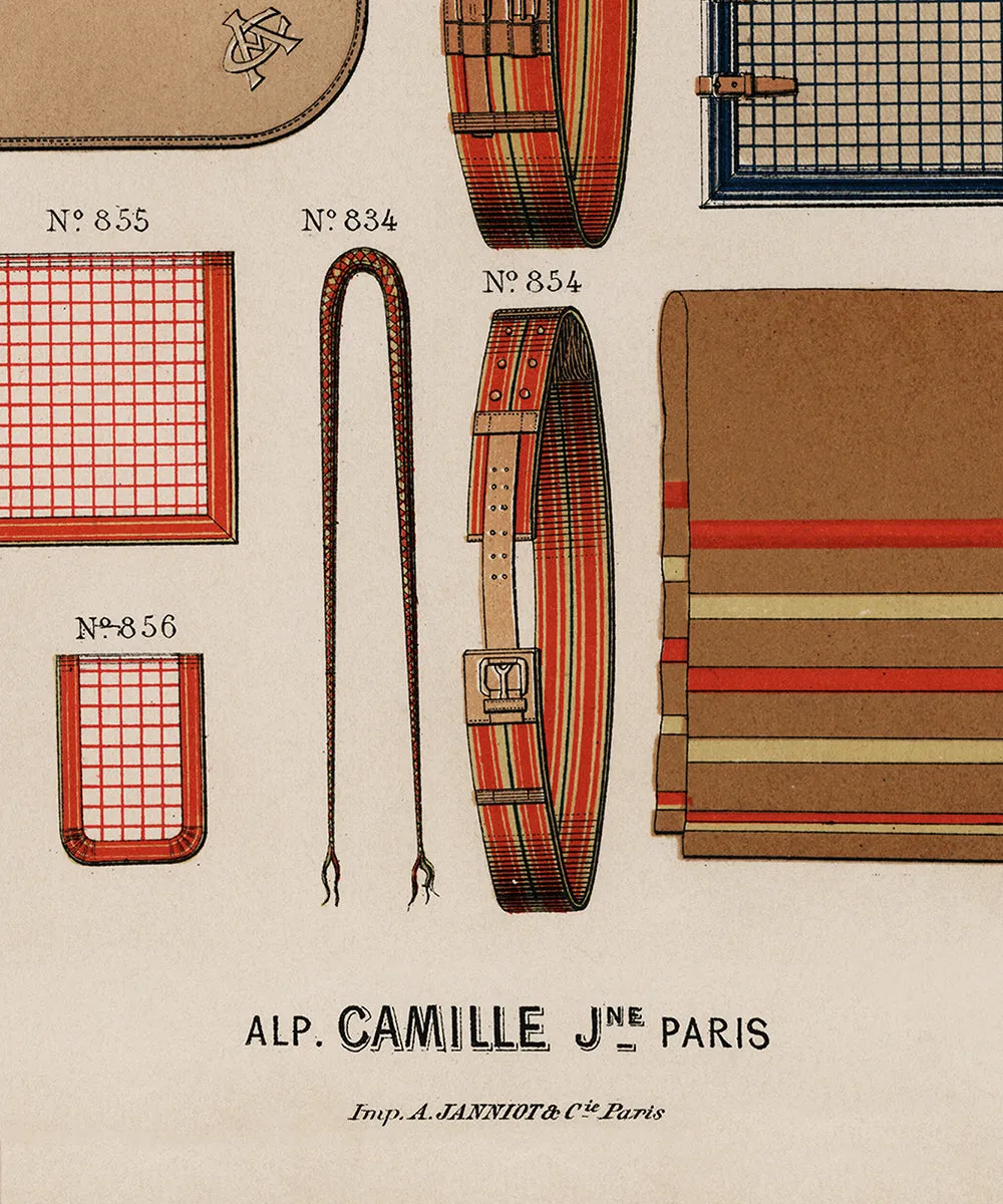 French Saddlery Print