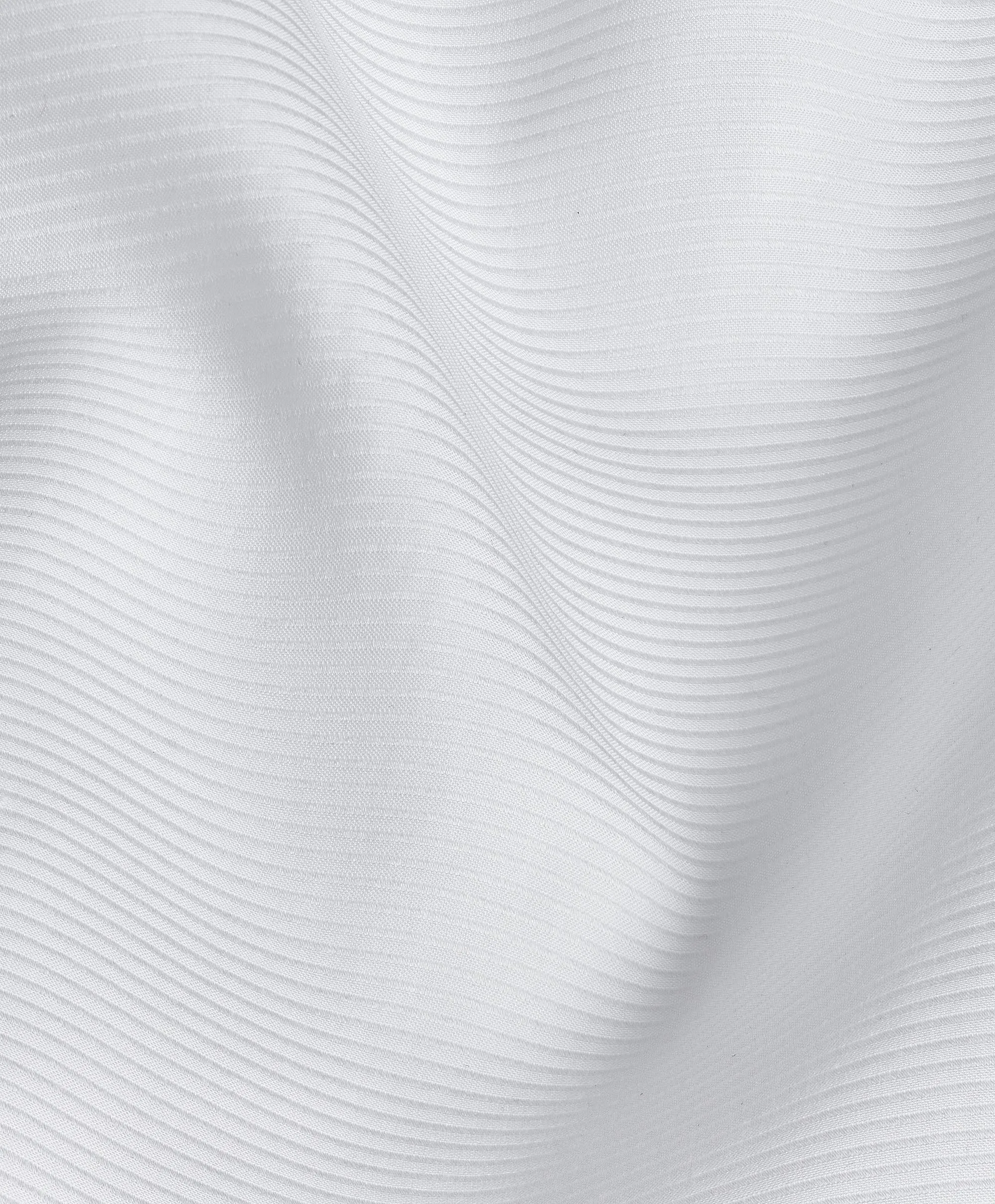 FS3810110 | Horizontal Rib French Cuff Formal Shirt