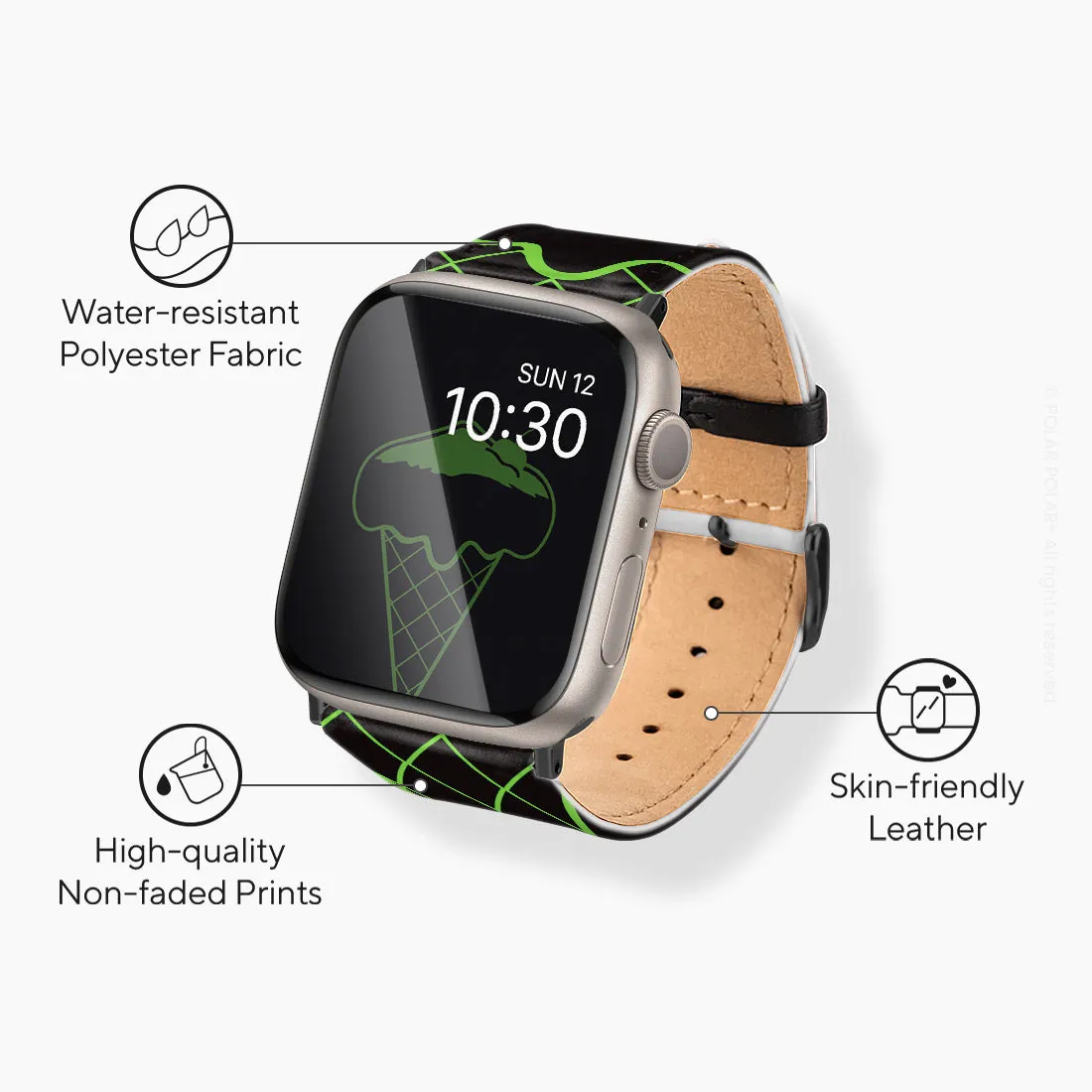 Fujisan Black Ice Cream - Apple Watch Band
