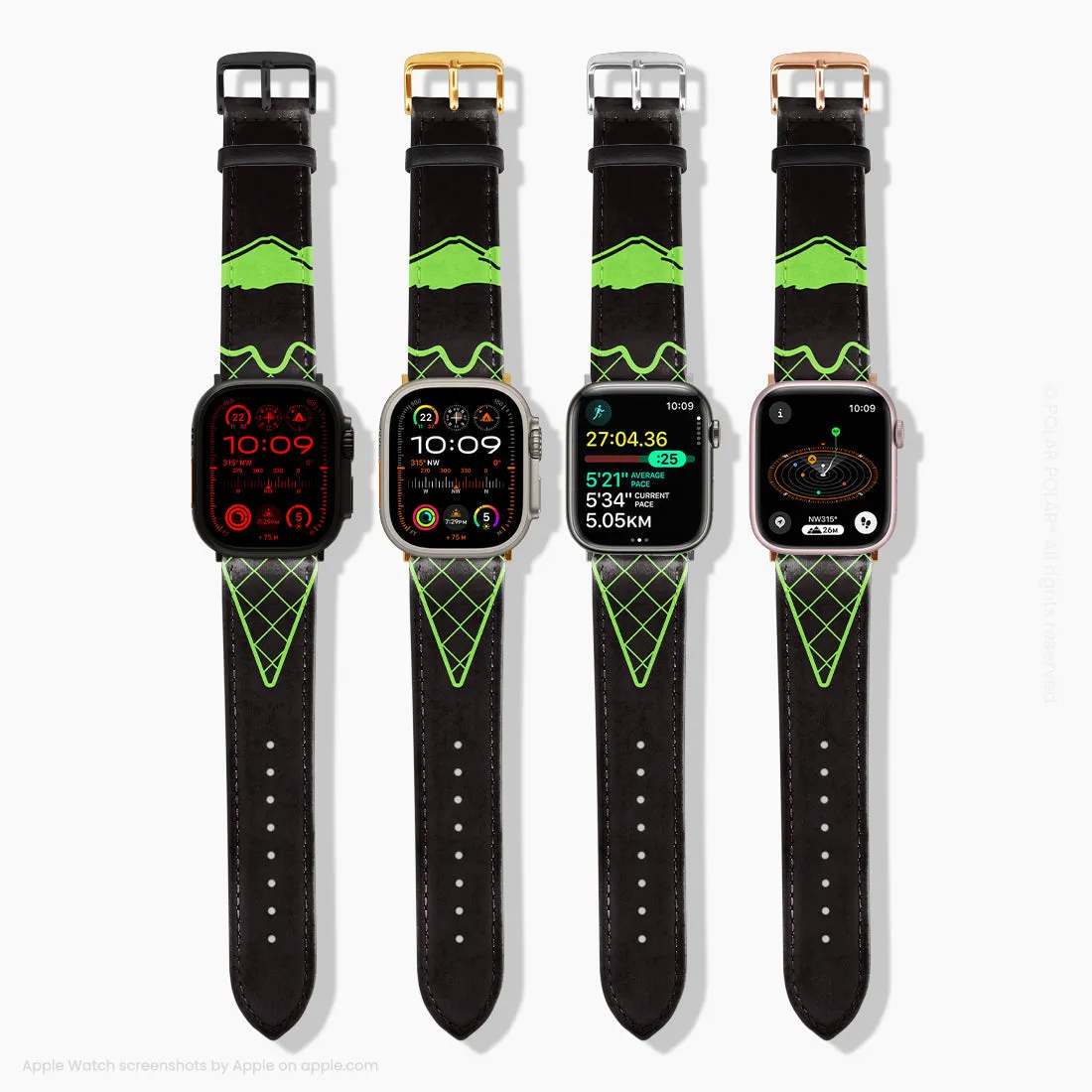 Fujisan Black Ice Cream - Apple Watch Band