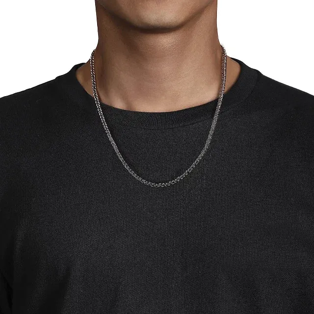 Gabriel & Co. Men's 3.20mm Wheat Chain Necklace