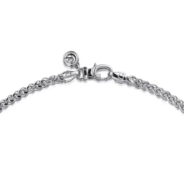 Gabriel & Co. Men's 3.20mm Wheat Chain Necklace