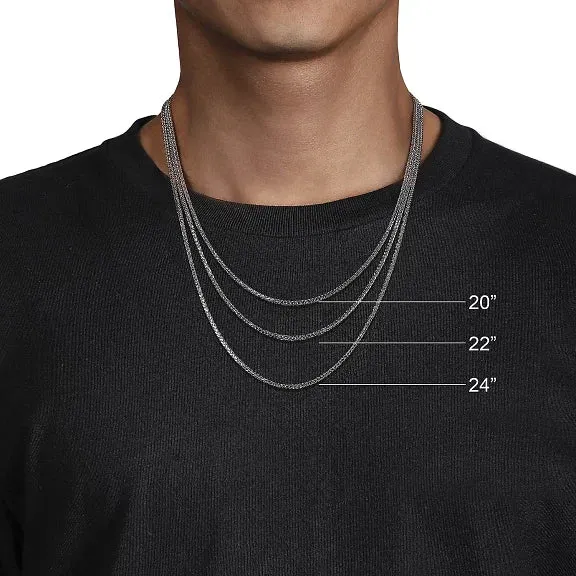 Gabriel & Co. Sterling Silver Men's Chain Necklace