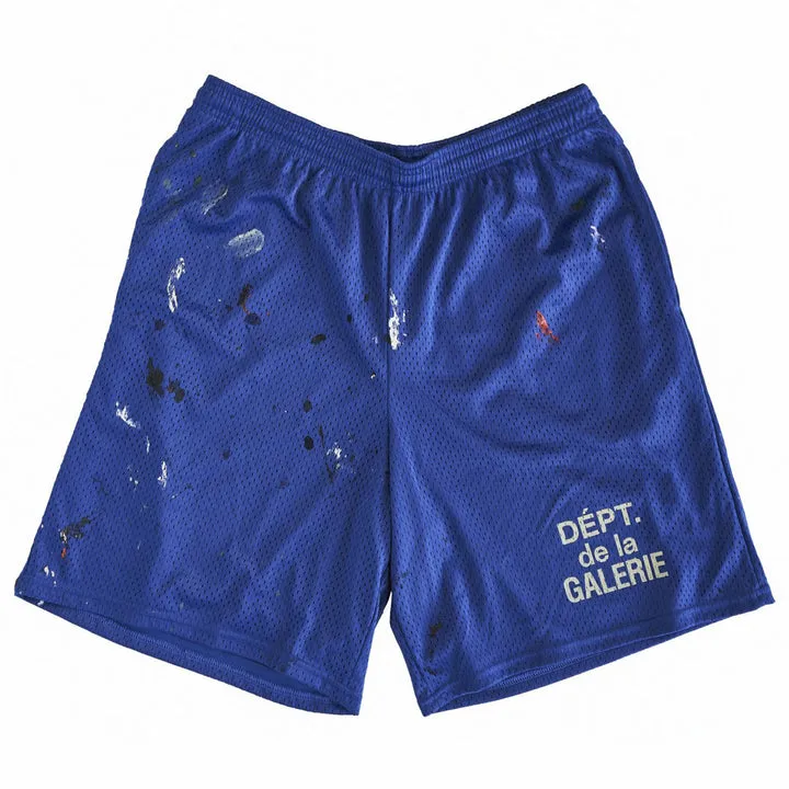Gallery Dept. "French Logo" Shorts Blue