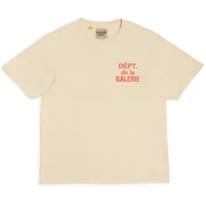 Gallery Dept. "French" Tee Cream/Orange
