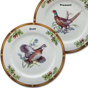 Gamebird China 10 5/8" Dinner Plate