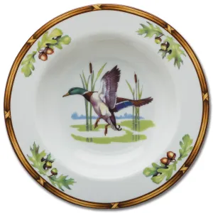 Gamebird Rimmed Soup Bowl