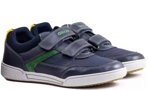 Geox Boy's J Poseido Navy Green Fashion Sneake
