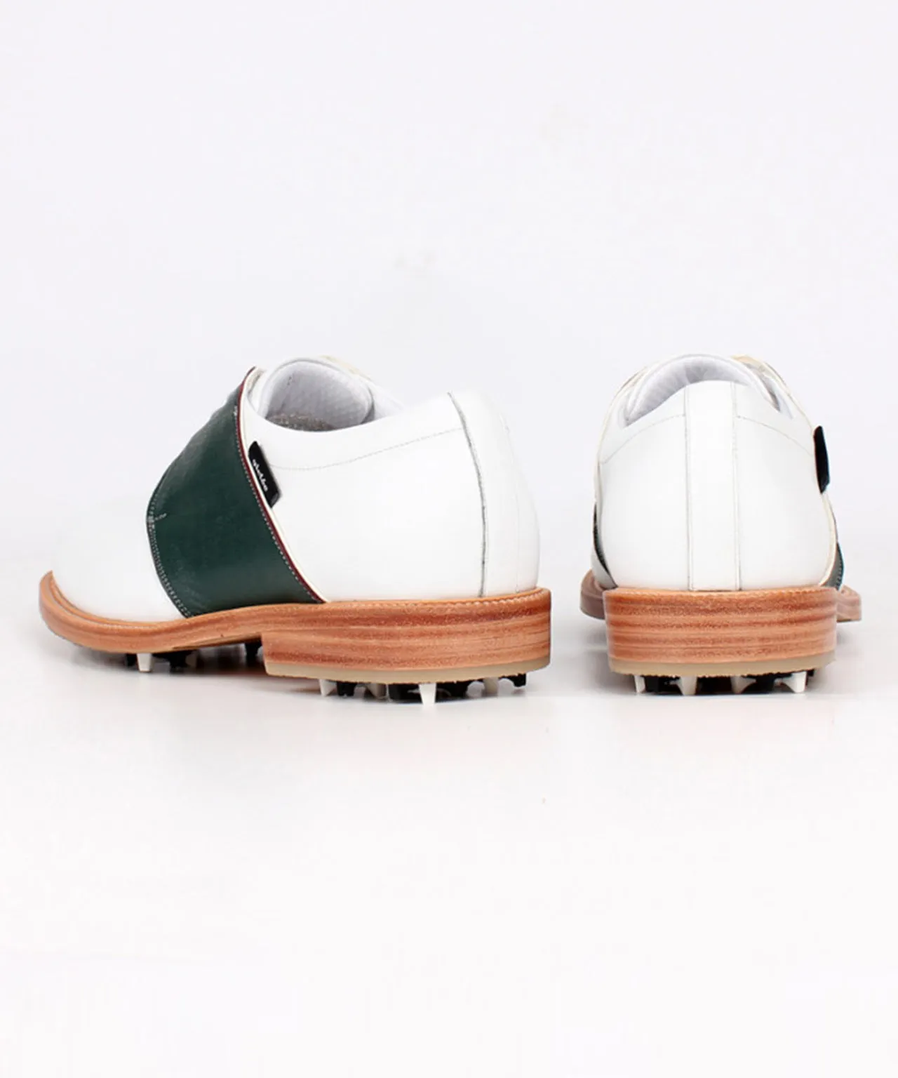 Giclee Men's Tour Player Premium Leather Golf Shoes- Green